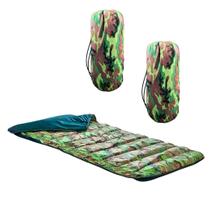 Kit 2 Colchonetes Acampamento Camping Solteiro Pesca 190x60