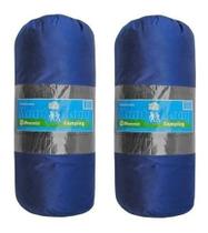 Kit 2 Colchonetes de Solteiro para Camping Azul - Montlong