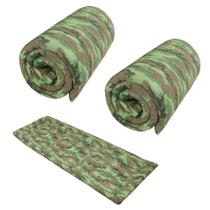 Kit 2 Colchonetes para Dormir Solteiro Camping Acampamento Retiro Mor e Lazer