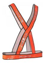 KIT 2 Colete Refletivo X Segurança Entrega Rápida Qualidade