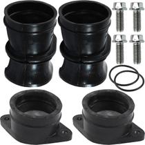 Kit 2 coletores 2 condutores duto caixa ar de admissão CB400 1980 a 1983 CB450 1984 a 1994 com parafusos e oring
