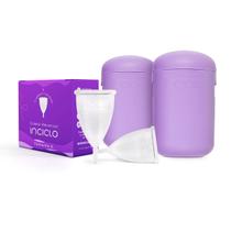 Kit 2 Coletores Menstruais Inciclo + 2 Cápsulas Esterilizadoras