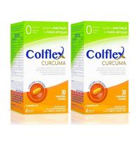 Kit 2 Colflex Curcuma + Colágeno Tipo II Com 30 Comp (total 60 comp) - HYPERA PHARMA