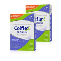 Kit 2 Colflex Probium 3 em 1 Colageno Probiotico Vitamina D