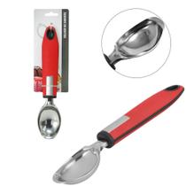 Kit 2 Colher Concha Bola De Sorvete Em Aço Inox Manual
