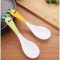 Kit 2 Colher de Arroz Sopa Formato Legumes Cenoura 23cm