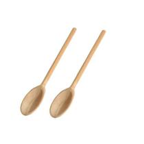 Kit 2 Colher De Pau 26cm Utilizar Em Preparos De Alimentos Kit 2 Colher De Pau 26cm Utilizar Em Preparos De Alimentos
