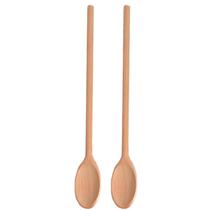 Kit 2 Colher De Pau Oval Colher Para Cozimento Sem Riscos Kit 2 Colher De Pau Oval Colher Para Cozimento Sem Riscos