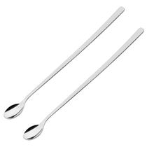 Kit 2 Colheres Bailarina 30cm Inox Bebidas Tramontina Amazonas Coquetel Suco Drink