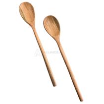 Kit 2 Colheres de Arroz Grande Pau Talher para Servir 45cm Madeira Jogo Conjunto Kit 2 Colheres de Arroz Grande Pau Talher para Servir 45cm Madeira Jogo Conjunto