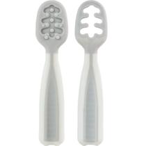 Kit 2 Colheres De Treinamento Cinza - Buba