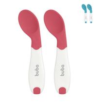 Kit 2 Colheres de Treinamento Termossensível Muda de Cor Quando Quente Buba
