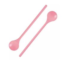 Kit 2 Colheres Para Jarra de Suco Drink Cabo Longo 29cm