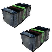 Kit 2 Colmeias Organizadoras De Gavetas Transp 6 Nichos Gg2
