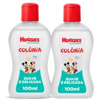 Kit 2 Colônia Infantil Huggies Extra Suave 100ml Kit 2 Colônia Infantil Huggies Extra Suave 100ml