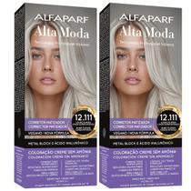 Kit 2 Coloração Alfaparf Alta Moda 12.111 Corretor Matizador Kit 2 Coloração Alfaparf Alta Moda 12.111 Corretor Matizador