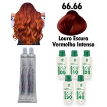 Kit 2 Coloração Cabelos Vermelhos 60g + Ox Juca - Mairibel