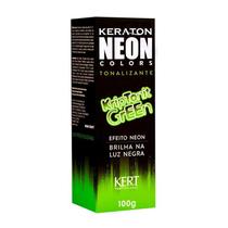 Kit 2 Coloração Keraton NEON COLORS Kriptonit Green 100g
