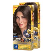 Kit 2 Coloração Niely Cor&Ton Castanho Médio 4.0 Kit 2 Coloração Niely Cor&Ton Castanho Médio 4.0