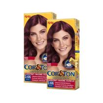 Kit 2 Coloração Niely Cor&Ton Violine 3.66 Kit 2 Coloração Niely Cor&Ton Violine 3.66