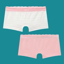 Kit 2 com Calcinhas Criança Infantil Boxer Kyly sem Costura Tamanho:M