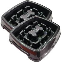 Kit 2 Comedouro Lento Interativo 650ml Para Cachorros Cães