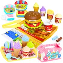 Kit 2 Comidinha Hora Do Hambúrguer E Doce- Infantil Menina