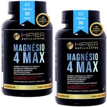 Kit 2 Complexo De Magnésio 4 Max - Hiper Suplementos