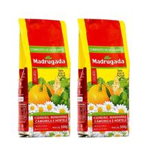 Kit 2 Composto de Erva-mate Madrugada Cascarita 500g