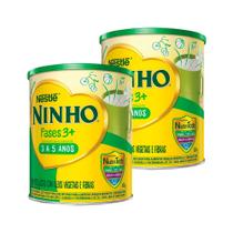 Kit 2 Composto Lácteo NINHO Fases 3+ 800g cada - Nestlé