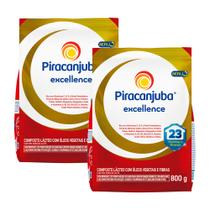 Kit 2 Composto Lácteo Piracanjuba Excellence Sachê 800g