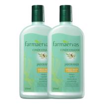 Kit 2 Condicionador Cabelos 320ml Jaborandi Farmaervas Kit 2 Condicionador Cabelos 320ml Jaborandi Farmaervas