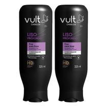 Kit 2 Condicionador Cabelos Lisos Anti Frizz Liso Profundo 325ml Vult Kit 2 Condicionador Cabelos Lisos Anti Frizz Liso Profundo 325ml Vult