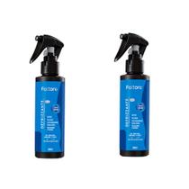 Kit 2 Condicionador Defrizante Spray Termoativo Fattore Pré-escova Brilho Intenso e Hidratados 300ml