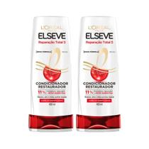Kit 2 Condicionador Elseve Reparação Total 5 400ml Kit 2 Condicionador Elseve Reparação Total 5 400ml