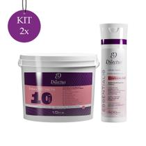Kit 2 Condicionador Essentialis Home Care 300ml + 2 Máscara Dmax Secrets 1,5kg Kit 2 Condicionador Essentialis Home Care 300ml + 2 Máscara Dmax Secrets 1,5kg
