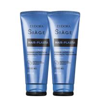 Kit 2 Condicionador Hair Plastia Plástica dos Fios Hidratação Capilar 200ml Eudora Siàge Kit 2 Condicionador Hair Plastia Plástica dos Fios Hidratação Capilar 200ml Eudora Siàge