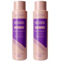 Kit 2 Condicionador Matizador Cuidados Intensos 500ml Matizapró Voga Kit 2 Condicionador Matizador Cuidados Intensos 500ml Matizapró Voga