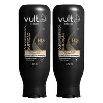 Kit 2 Condicionador Nutrição Cabelos Óleos Poderosos Intensivo 325ml Vult