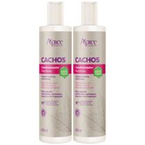 Kit 2 Condicionador Nutritivo Cachos Apse Apice Vegano Cabelo Sem Sulfato 300ml