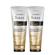 Kit 2 Condicionador Reconstrução Reparação Cica Therapy Restauração Capilar 200ml Eudora Siàge