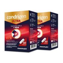 Kit 2 Condrigen Ultra Colágeno não Hidrolisado Tipo 2 + MDK 60 Cáps Maxinutri