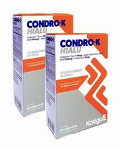 Kit 2 Condro-k Hialu Colageno Tipo 2 E Vitaminas 60 Caps