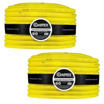 Kit 2 Conduite Adtex 18018 Antichama 20mm 1/2 15m Amarelo Kit 2 Conduite Adtex 18018 Antichama 20mm 1/2 15m Amarelo