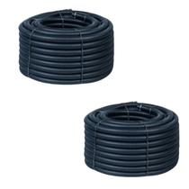 Kit 2 Conduite Corrugado 1.1/4 50m 32mm Preto Guia Leve Kit 2 Conduite Corrugado 1.1/4 50m 32mm Preto Guia Leve