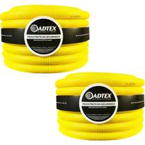 Kit 2 Conduite Pvc Corrugado Flexivel 1/2 20mm 50m Adtex Kit 2 Conduite Pvc Corrugado Flexivel 1/2 20mm 50m Adtex