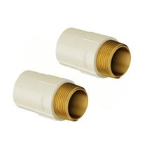 Kit 2 Conector Macho Transição Aquatherm 22mm X 1/2'' Tigre Kit 2 Conector Macho Transição Aquatherm 22mm X 1/2'' Tigre