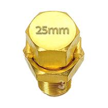 Kit 2 Conector Parafuso Fendido Split Bolt 25mm Latão Emenda Cabos