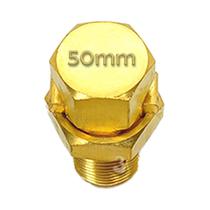 Kit 2 Conector Parafuso Fendido Split Bolt 50mm Latão Emenda Cabos