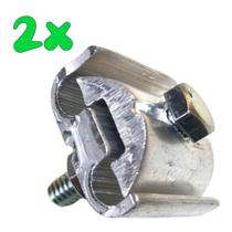 Kit 2 Conector Paralelo Bimetálico Tapit 50 à 120 para Conexão de Cabo Simples Kit 2 Conector Paralelo Bimetálico Tapit 50 à 120 para Conexão de Cabo Simples